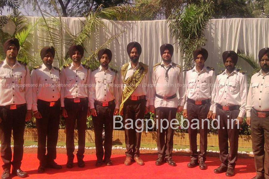 bagpipe band in india