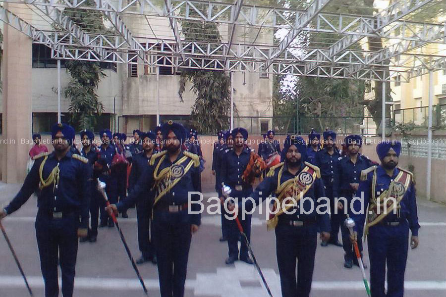 bagpipe band in india