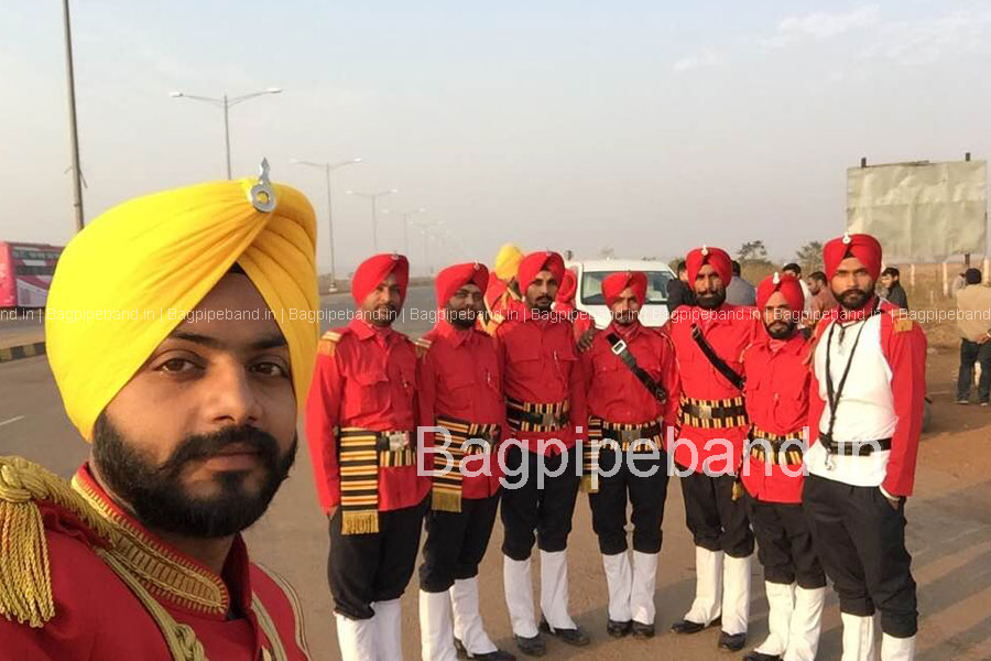 bagpipe band in india
