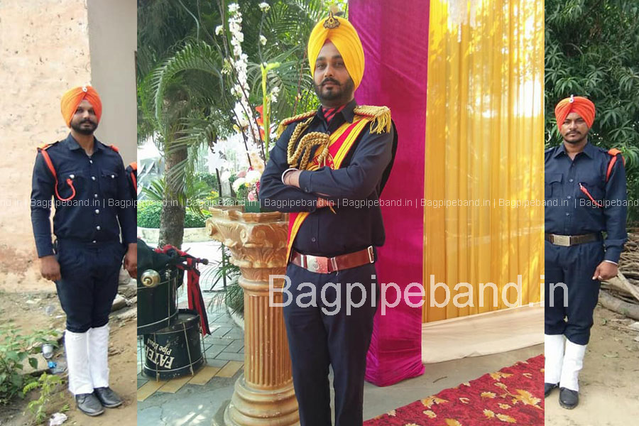 bagpipe band in india